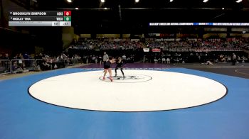 120 lbs 5th Place Match - Brooklyn Simpson, Goddard HS vs Molly Tra, Wichita-Bishop Carroll HS