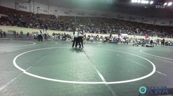 52 lbs Round Of 16 - Levi Jackson, Cushing Tigers vs Aiden Morrison, Spiro Bulldog Wrestling