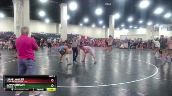 132 lbs Finals (2 Team) - Liam Lawler, Team Nauman Pink vs Gavin Braun, SD Blue