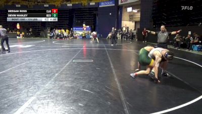 174 lbs Consi Of 16 #2 - Deegan Ross, Clarion vs Devin Wasley, North Dakota State