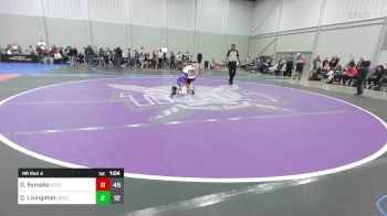 110 lbs Rr Rnd 4 - Donovan Symalla, Northern Colorado 12U vs Quinn Livingston, Untouchables 12u Black