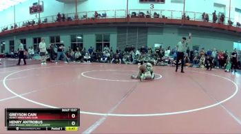 80 lbs Champ. Round 2 - Henry Antrobus, Contenders Wrestling Academy vs Greyson Cain, Husky Wrestling Club