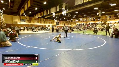 67 lbs 5th Place Match - Adam Albahar, Socal Grappling Club vs John Briones Iv, Rough House Wrestling