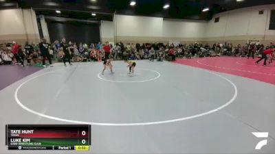 51-51 lbs Round 1 - Luke Kim, G580 Wrestling Club vs Tate Hunt, Texas