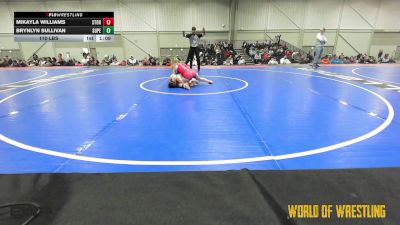 110 lbs Rr Rnd 1 - Mikayla Williams, Storm Wrestling Center vs Brynlyn Sullivan, Super Girls 7-12