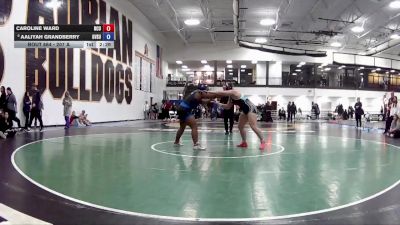 207 A 3rd Place Match - Caroline Ward, North Central University vs Aaliyah Grandberry, Grand Valley State University