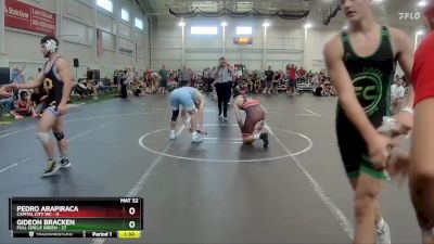 138 lbs Round 4 (6 Team) - Gideon Bracken, Full Circle Green vs Pedro Arapiraca, Capital City WC