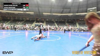 68 lbs Consi Of 8 #1 - Karlie Rose Zeller, Flow Academy Honolulu, HI vs Jayna Whitford, TEAM PRIDE ACADEMY