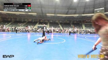 68 lbs Consi Of 8 #1 - Karlie Rose Zeller, Flow Academy Honolulu, HI vs Jayna Whitford, TEAM PRIDE ACADEMY