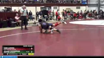 174 lbs Champ. Round 1 - Chis Ludwig, New England College vs Izaake Zuckerman, New York University