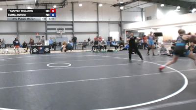 65 kg 3rd Place Match - Clover Williams, Husky Wrestling Club vs Emma Antoni, Pinnacle Wrestling Club