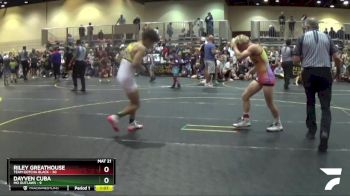 140 lbs Semis & 1st Wrestleback (8 Team) - Riley Greathouse, Team Gotcha Black vs Dayven Cuba, MO Outlaws