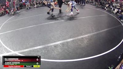 95 lbs Round 3 (6 Team) - Aaron Hanson, Kansas Mamba vs Eli Anderson, South Dakota Lightning