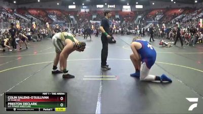 1st Place Match - Preston DeClark, U.P. Power Wrestling vs Colin Salens-O`sullivan, St. Clair WC