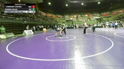 235 lbs Quarterfinal - Steffany Castro, Golden Valley (Bakersfield) vs Sandra Salas, Edison