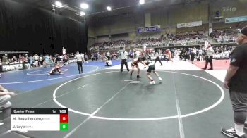 123 lbs Quarterfinal - Mason Rauschenberger, Pomona Elite vs Jace Loya, Dumas WC