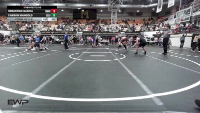 157 lbs Consi Of 8 #1 - Sebastian Garcia, Mounties vs Carson Mangold, Xclusive Wrestling