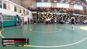 120 lbs Champ. Round 2 - Carter Patton, REVERE vs Brenden McKee, BUCKEYE