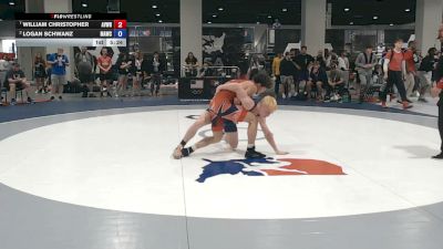 63 kg Quarters - William Christopher, Aviators Wrestling vs Logan Schwanz, Maverick WC