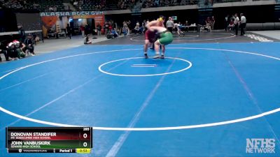 285 lbs 3rd Place Match - Donovan Standifer, Mt. Edgecumbe High School vs John Vanbuskirk, Seward High School