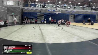 95 lbs 2nd Place Match - Faith Rios, Idaho Gold vs Erika Quinton, Weiser Wrestling