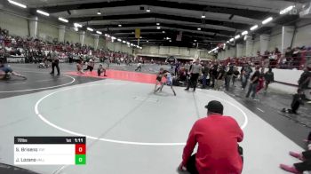 72 lbs Semifinal - Salice Briseno, Top Rank vs Jocelynn Lozano, Valley Bad Boys