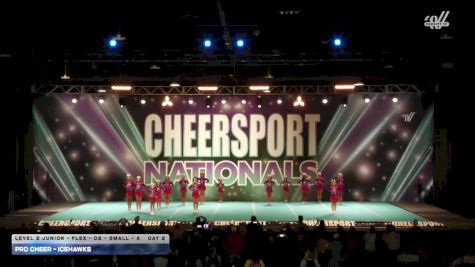 Pro Cheer - IceHawks [2026 L2 Junior - Flex - D2 - Small - A Day 2] 2026 CHEERSPORT National All Star Cheerleading Championship