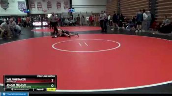 106 lbs 7th Place Match - Jacob Nelson, Columbus Community/WMU vs Wil Whitaker, Mediapolis