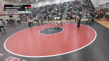 139 lbs Quarterfinal - Lincoln Yackanech, Penn Manor Hs vs Quinn Weymers, Donegal Hs