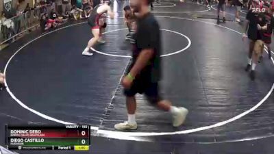 192 lbs Quarterfinal - Dominic DeBo, North Coast Grapplers vs Diego Castillo, Hughson