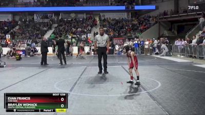 52 lbs Cons. Round 1 - Braylen Womack, South Central Punishers vs Evan Francis, Con-Kids