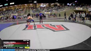 94 lbs Round 1 - Talan Bryant, Newberg Mat Club vs Hayden Cornell, Hi Desert Mat Club