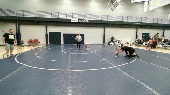 37-40 lbs Rr Rnd 2 - Easton Sanders, Contender Wrestling Academy vs Ataliah McCue, Beast Mode