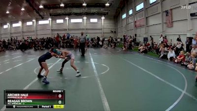 64 lbs Round 1 (8 Team) - Archer Hale, Hammers Blue vs Reagan Brown, All American