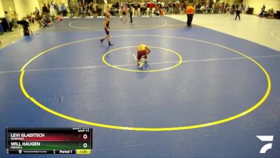 84 lbs Semifinal - Will Haugen, MAHACA vs Levi Gladitsch, Wabasso