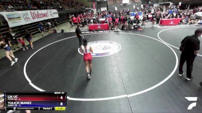 125 lbs Placement Matches (16 Team) - Alanis Cedino, TCWA-GR vs Kennedy Russell, NAWA-GR