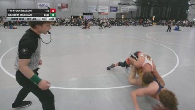 150 lbs Champ. Rd Of 32 - Garrett Milligan, Massa's Maniacs vs Waylon Nelson, Team Idaho