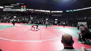 96 lbs 3rd Place Match - Liam Polk, WSW1 vs Jordan Bates, BEA2