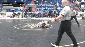 114 lbs 3rd Place - Braiden Lotier, Bishop McDevitt vs Patrick Bulger, Derry Area