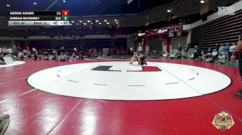 157 lbs Semifinals (8 Team) - Jaedan Adams, STILLWATER vs Jordan McKinney, BROKEN ARROW