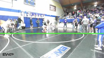 55-60 lbs Rr Rnd 3 - Kamrei Downing, Berryhill Wrestling Club vs Lakyn Williams, Mannford Pirate Youth Wrestling
