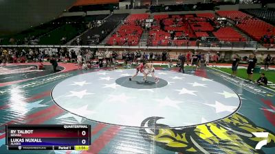 130 lbs Quarterfinal - Ry Talbot, Nevada vs Lukas Nuxall, Alaska