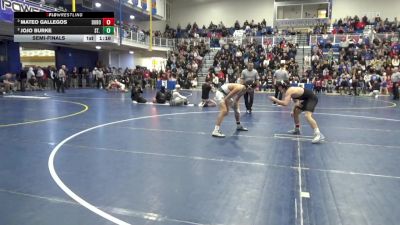 121 lbs Semifinal - Mateo Gallegos, DuBois vs JoJo Burke, St. Joseph Regional-NJ