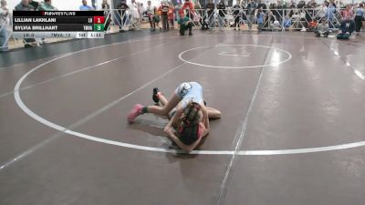 65 lbs Round 2 (10:45am Saturday) - Lillian Lakhlani, Lady Rangers vs Sylvia Brillhart, Team VA/USA