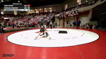 115 lbs Consolation - Lizzy Pryor, Chandler HS Girls vs Morgan Atherton, Noble