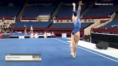 Sage Thompson - Floor, Olympus - 2020 Metroplex Challenge