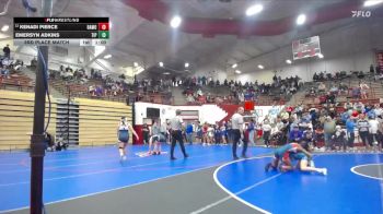 170 lbs 3rd Place Match - Kenadi Pierce, Wawasee vs Emersyn Adkins, Tipton