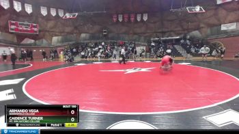 165 lbs Cons. Round 3 - Caidence Turner, Mt. San Antonio College vs Armando Vega, Bakersfield College