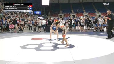 113 lbs Cons. Sub-rd Of 64 - Soumitra Roy, MI vs Seth Corrigan, WI