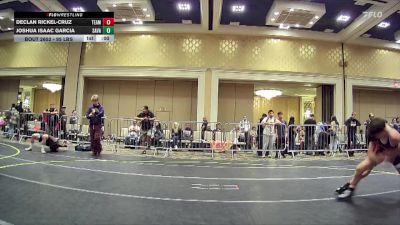 95 lbs Consi Of 4 - Declan Rickel-Cruz, Team Aggression vs Joshua Isaac Garcia, Savage House WC
